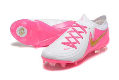 Men's Nike Phantom Luna Elite NU FG Football Boots - White/Pink/Gold
