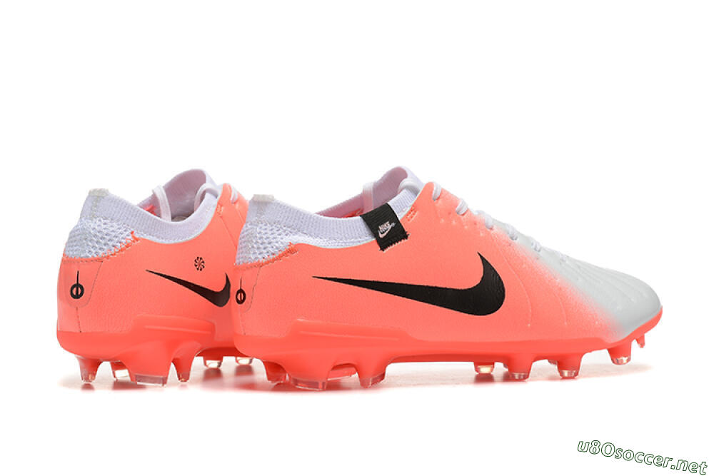 Men's Nike Tiempo Legend 10 Elite FG Football Boots - White/Pink/Black 9