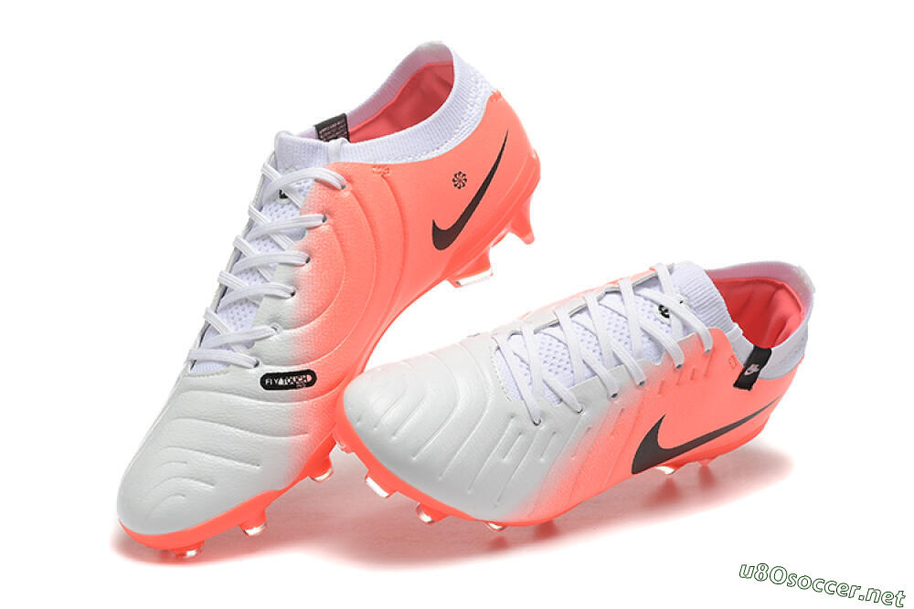 Men's Nike Tiempo Legend 10 Elite FG Football Boots - White/Pink/Black 6