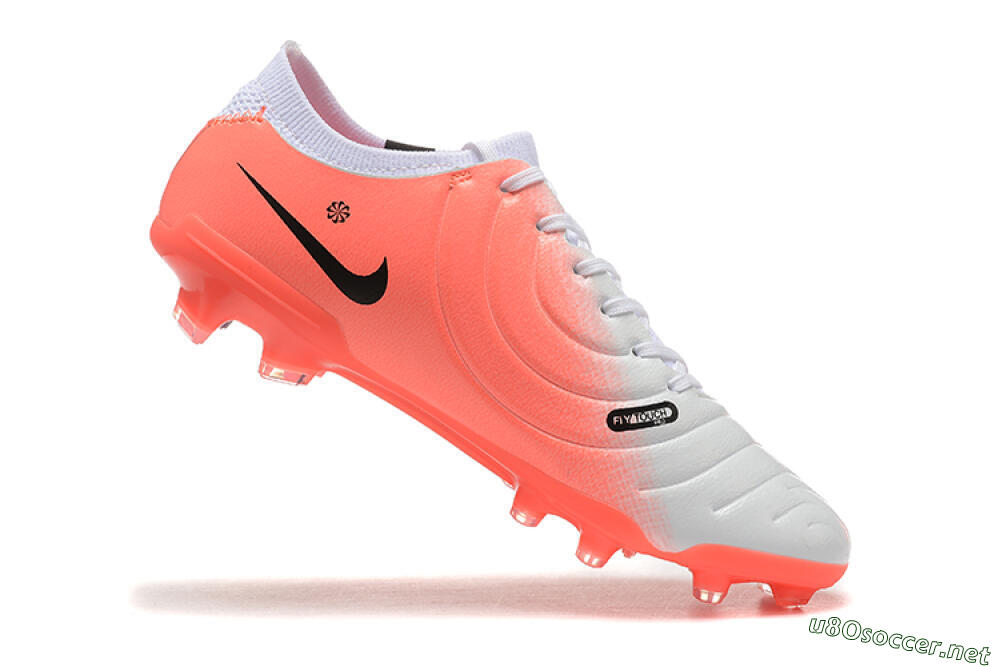 Men's Nike Tiempo Legend 10 Elite FG Football Boots - White/Pink/Black 7