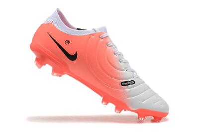 Men's Nike Tiempo Legend 10 Elite FG Football Boots - White/Pink/Black