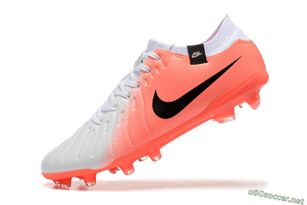 Men's Nike Tiempo Legend 10 Elite FG Football Boots - White/Pink/Black 8