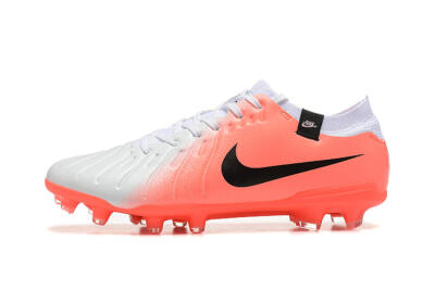 Men's Nike Tiempo Legend 10 Elite FG Football Boots - White/Pink/Black