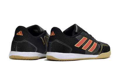 Men's Adidas Top Sala FG Football Shoes - Black/Orange/Brown