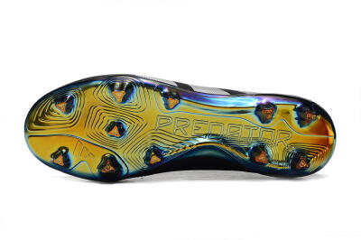 Unisex Adidas Predator Accuracy+ Laceless FG Football Boots - Black/Silver