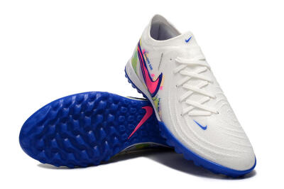 Men's Nike Phantom Luna Elite TF Football Shoes - White/Blue/Pink/Yellow