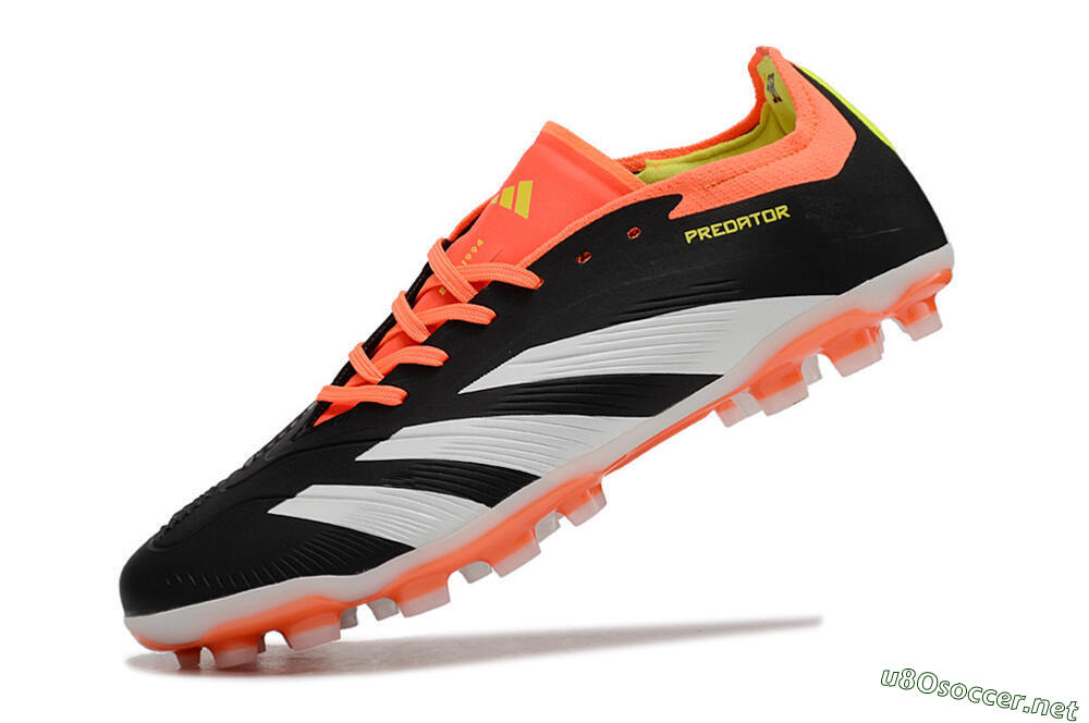 Men's Adidas Predator Accuracy Elite FG Football Boots - Black/Orange/White 5
