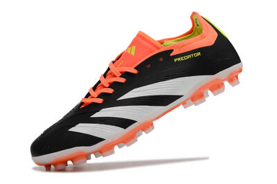 Men's Adidas Predator Accuracy Elite FG Football Boots - Black/Orange/White
