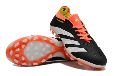 Men's Adidas Predator Accuracy Elite FG Football Boots - Black/Orange/White