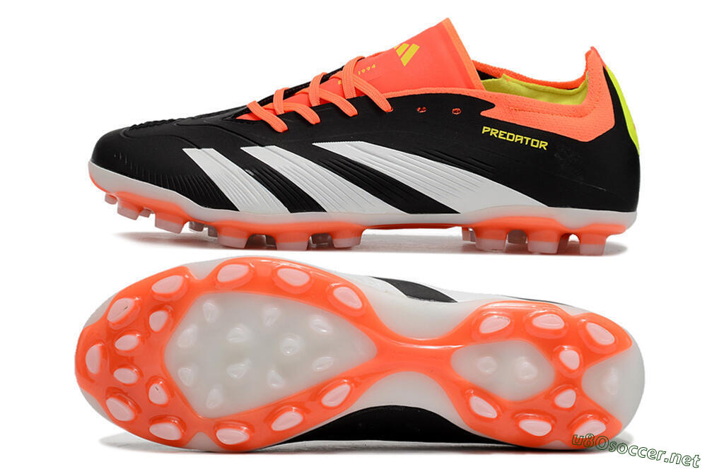 Men's Adidas Predator Accuracy Elite FG Football Boots - Black/Orange/White 1