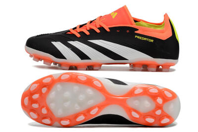 Men's Adidas Predator Accuracy Elite FG Football Boots - Black/Orange/White