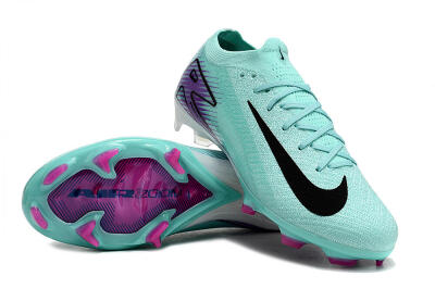 Men's Nike Air Zoom Mercurial Vapor 16 Elite FG Football Boots - Green/Purple/Black
