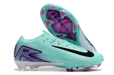 Men's Nike Air Zoom Mercurial Vapor 16 Elite FG Football Boots - Green/Purple/Black
