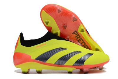 Men's Adidas Predator Accuracy+ FG Football Boots - Yellow/Black/Red