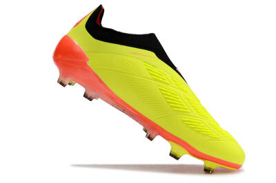 Men's Adidas Predator Accuracy+ FG Football Boots - Yellow/Black/Red