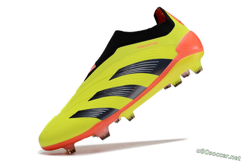 Men's Adidas Predator Accuracy+ FG Football Boots - Yellow/Black/Red 5