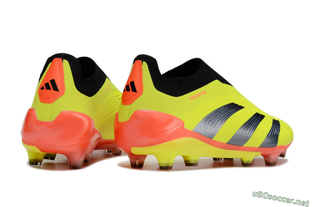 Men's Adidas Predator Accuracy+ FG Football Boots - Yellow/Black/Red 6