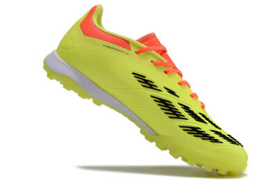 Men's Adidas Predator 24 Elite TF Football Shoes - Yellow/Black/Red