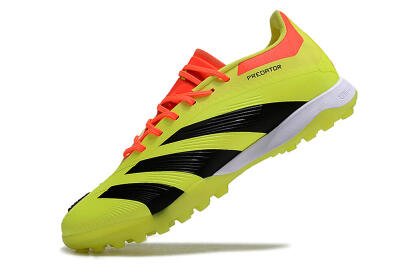 Men's Adidas Predator 24 Elite TF Football Shoes - Yellow/Black/Red