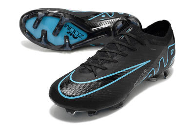 Men's Nike Air Zoom Mercurial Vapor 15 Elite FG Football Boots - Black/Jade/Blue