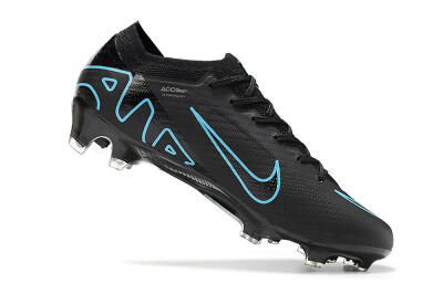 Men's Nike Air Zoom Mercurial Vapor 15 Elite FG Football Boots - Black/Jade/Blue