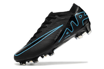 Men's Nike Air Zoom Mercurial Vapor 15 Elite FG Football Boots - Black/Jade/Blue