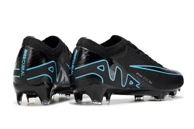 Men's Nike Air Zoom Mercurial Vapor 15 Elite FG Football Boots - Black/Jade/Blue