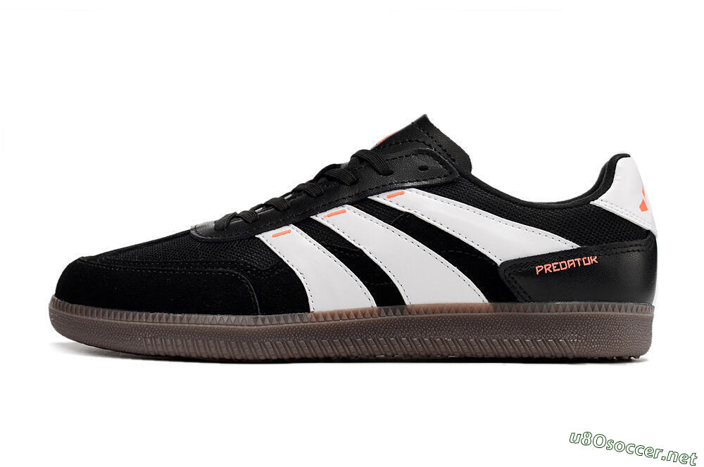 Men's Adidas Predator 24 League IC Football Shoes - Black/White/Brown 0