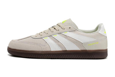 Men's Adidas Predator 24 League IC Football Shoes - Grey/Yellow/Brown