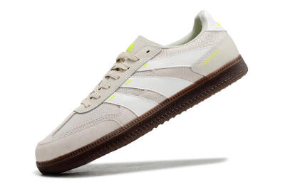 Men's Adidas Predator 24 League IC Football Shoes - Grey/Yellow/Brown