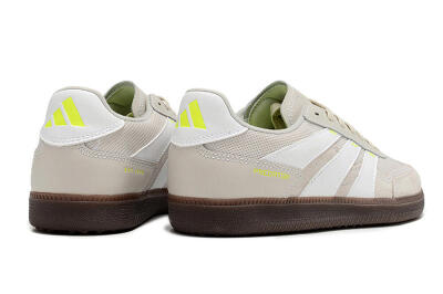 Men's Adidas Predator 24 League IC Football Shoes - Grey/Yellow/Brown