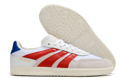 Men's Adidas Predator 24 League IC Football Shoes - Grey/White/Red/Blue