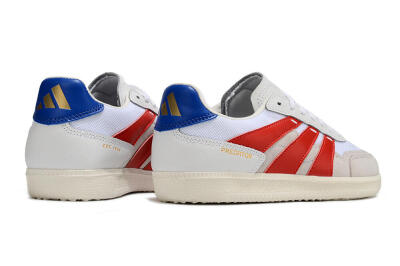 Men's Adidas Predator 24 League IC Football Shoes - Grey/White/Red/Blue