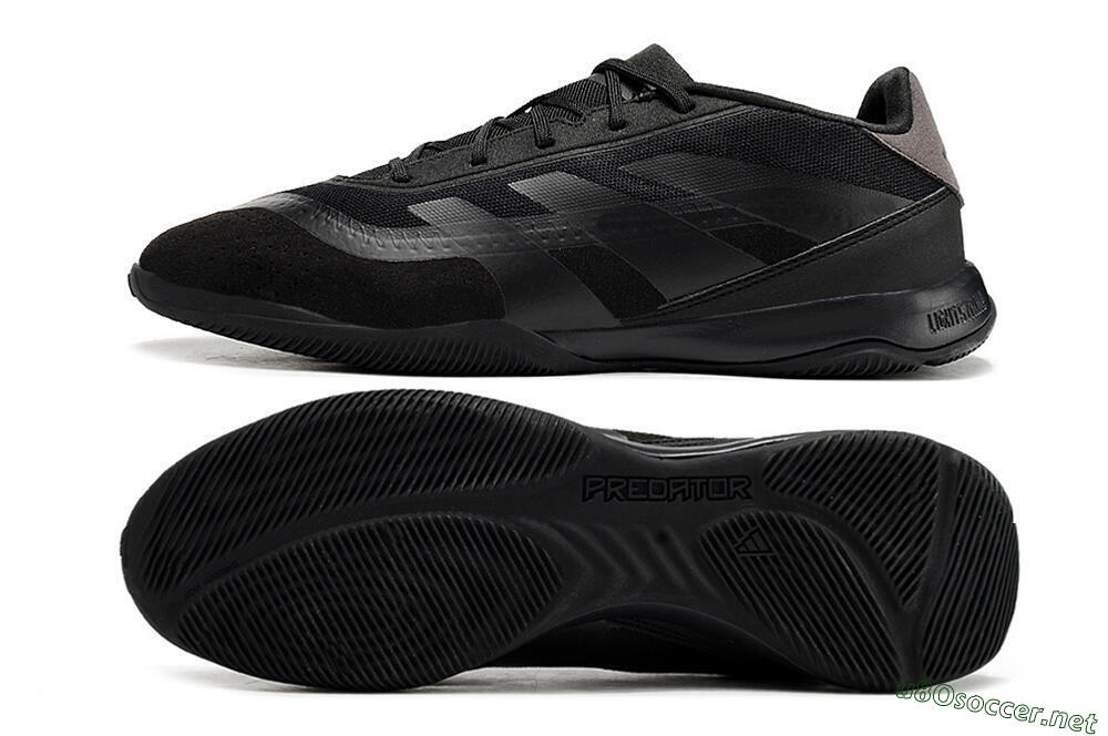 Men's Adidas Predator 24 Elite IC Football Shoes - Black/Brown/Black 1