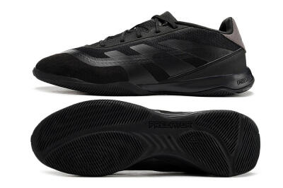 Men's Adidas Predator 24 Elite IC Football Shoes - Black/Brown/Black
