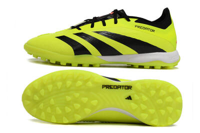 Men's Adidas Predator 24 Elite TF Football Shoes - Yellow/Black/White