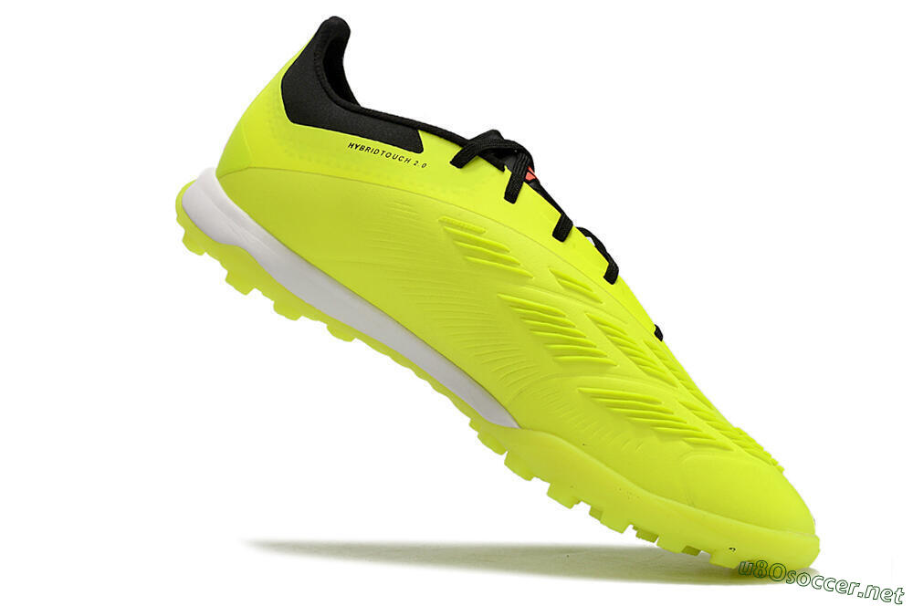 Men's Adidas Predator 24 Elite TF Football Shoes - Yellow/Black/White 4