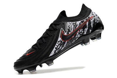 Men's Nike Phantom Luna Elite NU FG Football Boots - Black/Red/White