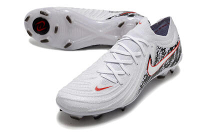 Men's Nike Phantom Luna Elite NU FG Football Boots - White/Red/Black