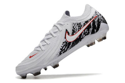 Men's Nike Phantom Luna Elite NU FG Football Boots - White/Red/Black