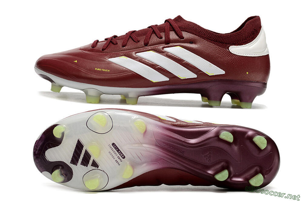 Men's Adidas Copa Pure 2+ FG Football Boots - Red/White/Yellow 1
