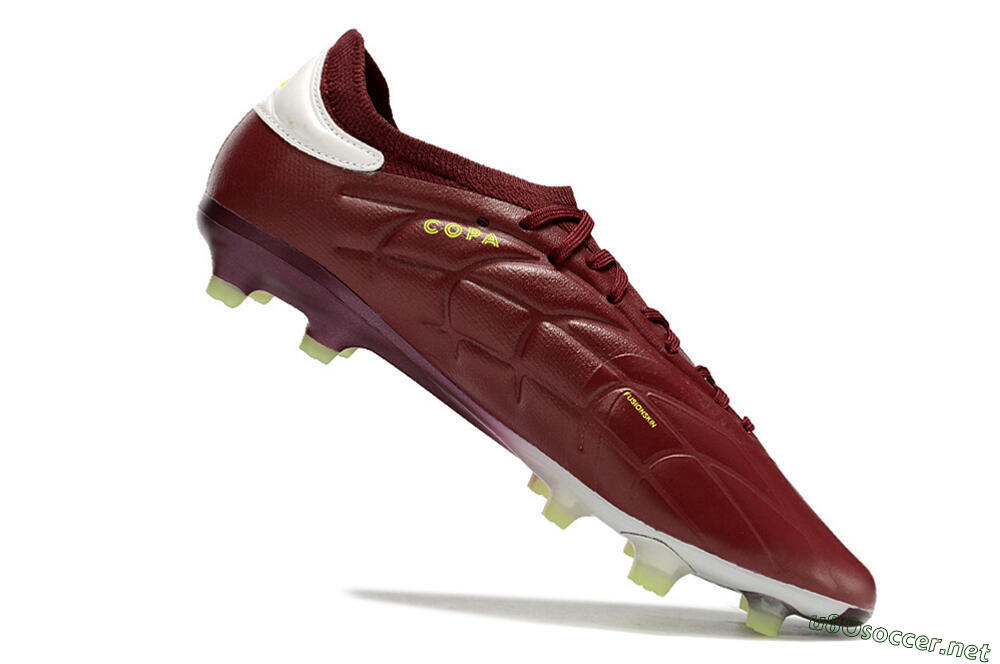 Men's Adidas Copa Pure 2+ FG Football Boots - Red/White/Yellow 4