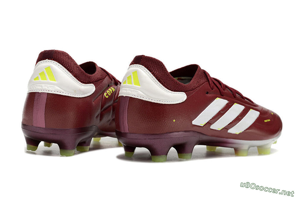 Men's Adidas Copa Pure 2+ FG Football Boots - Red/White/Yellow 6