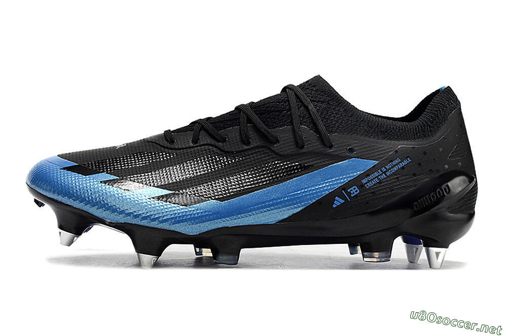 Men's Adidas X Crazyfast.1 SG Football Boots - Silver/Blue/Black/Gold 0