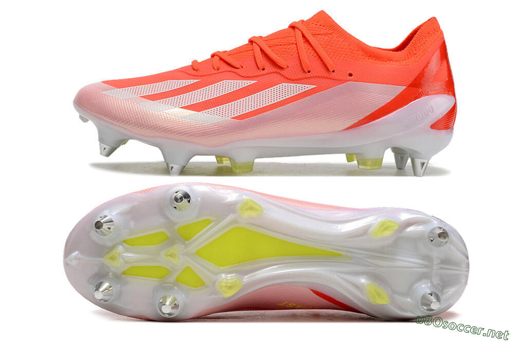 Men's Adidas X Crazyfast.1 SG Football Boots - Red/White/Yellow 1