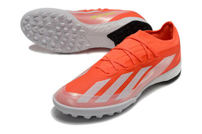 Men's Adidas X Crazyfast.1 TF Football Shoes - Red/White/Black