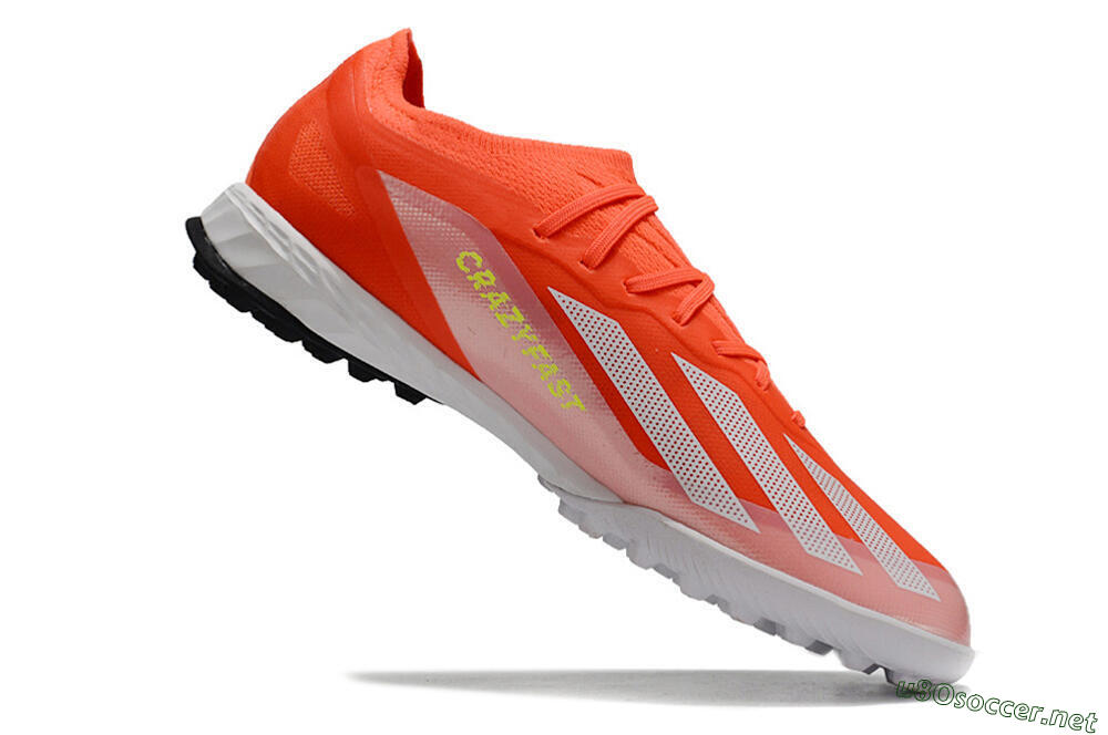 Men's Adidas X Crazyfast.1 TF Football Shoes - Red/White/Black 4