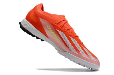 Men's Adidas X Crazyfast.1 TF Football Shoes - Red/White/Black