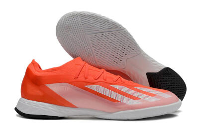 Men's Adidas X Crazyfast.1 IC Football Shoes - Red/White/Black