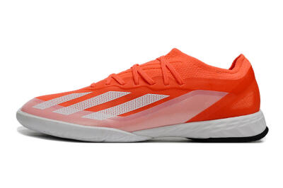 Men's Adidas X Crazyfast.1 IC Football Shoes - Red/White/Black
